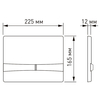 Berges 43344 Комплект : инсталляция NOVUM кнопка F5 Soft Touch черная, унитаз VENTAS Rimless 49 см, сиденье тонкое дюропласт, микролифт, быстросъем
