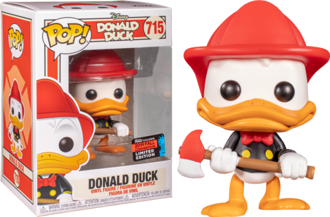 Donald Duck  Firefighter Funko Pop! Vinyl Figure || Пожарный Дональд Дак