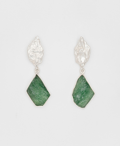 Серьги The Holy Mountain Kiwi Quartz