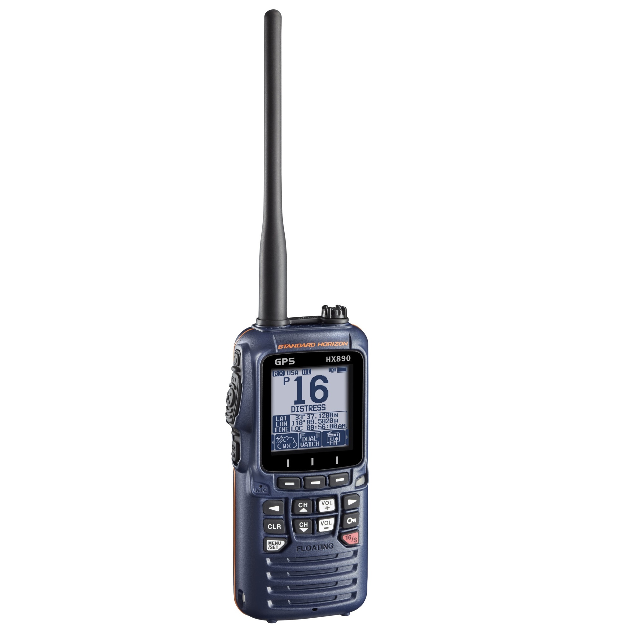 HX890E Floating DSC Handheld VHF Radio