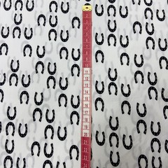 Ткань хлопок  с подковами 2161