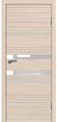 Межкомнатная дверь ЭКО 03 / Цвет Лиственница нат. / Стекло "Лакобель белое" / Двери Верда
