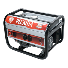 Электрогенератор бензиновый однофазный Ресанта БГ 2500 Р