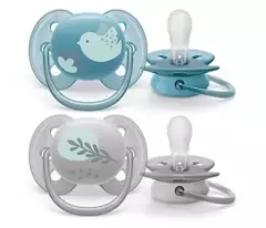 Əmzik\ ultrasoft soother, 6-18m, deco boy, 2-pack