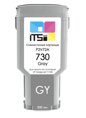 Картридж ITSinks для HP 730, P2V72A, Grey 300 мл HP DesignJet T1700dr PostScript, DesignJet T1700 PostScript, DesignJet T1700, DesignJet T1700dr
