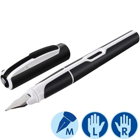 Ручка перьевая Pelikan Office Style P57 Black/White, перо (M)  (903054)