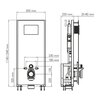 WasserKRAFT Glan 66TLT.010.ME.BL.MG03 Система инсталляции для унитазов