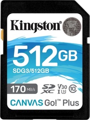 Карта памяти Kingston Canvas Go Plus SDG3/512GB 512 Гб