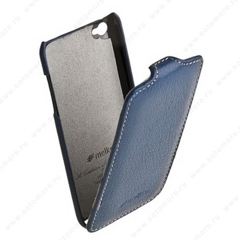 Чехол-флип Melkco для Apple iPod Touch 4th Leather Case Jacka Type (Dark Blue LC)