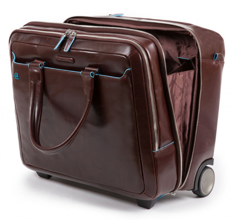 Сумка дорожная Piquadro Blue Square, кожа натуральная бордовый (BV5014B2/MO)