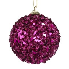 Шар 8см Goodwill Glitter Foil Ball Hot Pink ярко-розовый