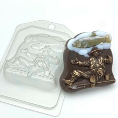 Пластиковая форма для шоколада Вооот такая рыба