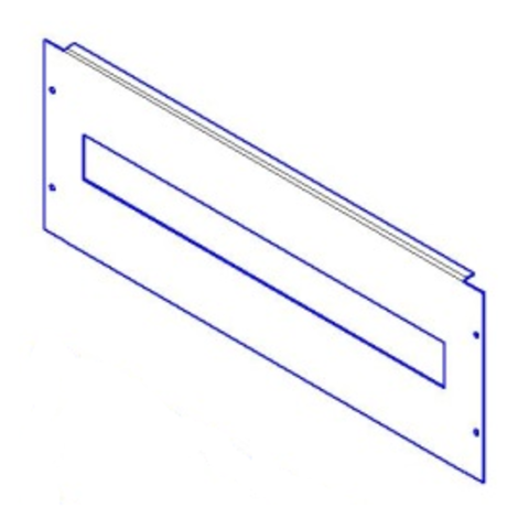 Фальш-панель для ВРУ 150х800мм с вырезом TDM