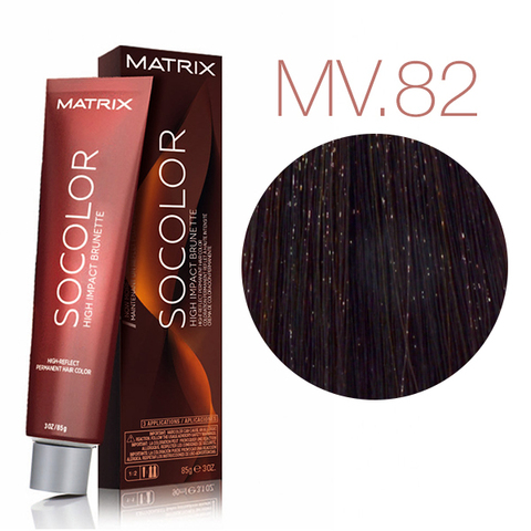 Matrix SoColor High Impact Brunette MV.82 (Мокка перламутровый) - Стойкая крем-краска для волос