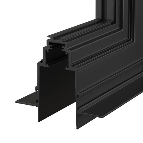 Угловой коннектор внешний для встраиваемого магнитного шинопровода Maytoni Technical TRA004OCL-22B черный