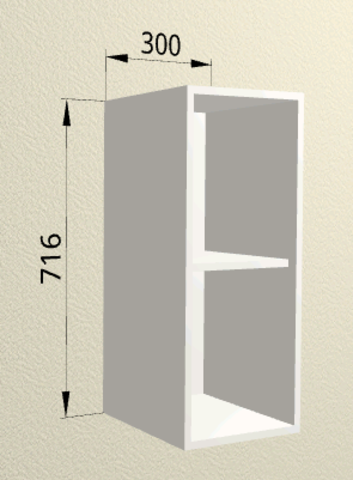 Кухня Мария шкаф верхний 300