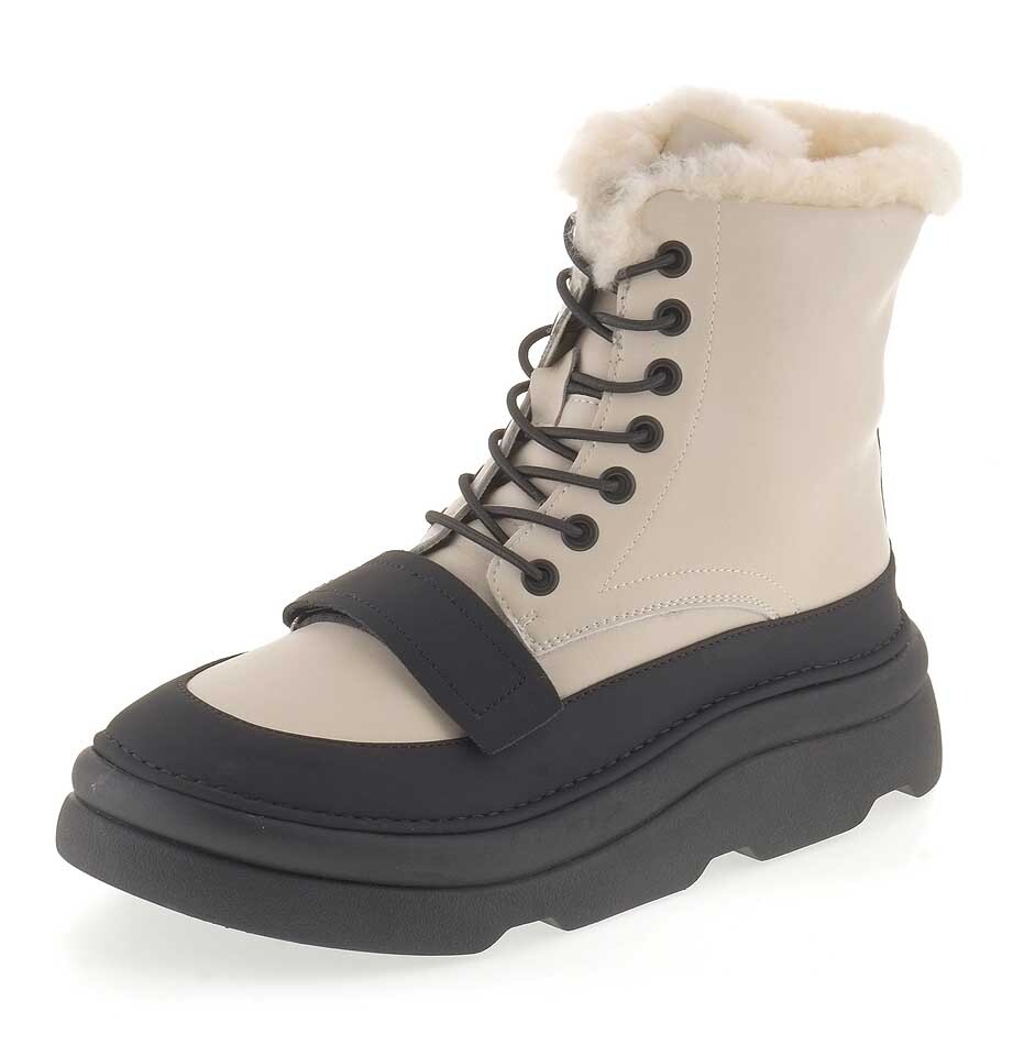 Ботинки женские V.I.KONTY KMN9799-15ZM молочные