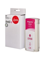 Струйный картридж Sakura B3P20A (№727 Magenta) для HP Designjet T920/T930/T1500/T1530/T2500/T2530, водорастворимый тип чернил, пурпурный, 130 мл.