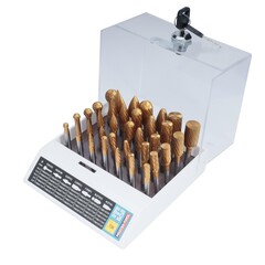 Набор бор-фрез твердосплавных 35шт HM TiN S=6мм H-Tools 116008THT