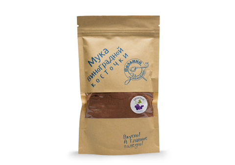 Мука из виноградных косточек "Поздний Завтрак", 150г