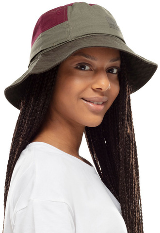 Панама хлопок Buff Sun Bucket Hat Hak Khaki фото 2