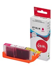 Струйный картридж Sakura 0348C001 (471XL M) для Canon PIXMA MG5740, 6840, 7740, водорастворимый тип чернил, пурпурный, 10,8 мл., 650 к.