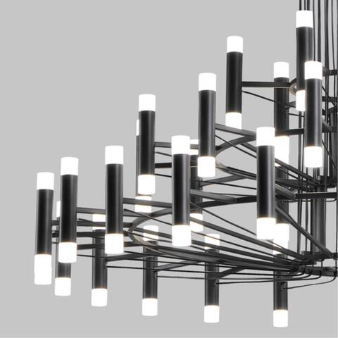 Подвесная светодиодная люстра Arte Lamp EMPIRE A2482SP-84BK