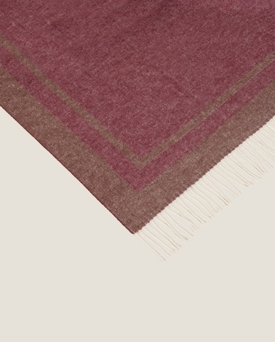 Плед 130х170 Frati Home Country Bordeaux бордовый