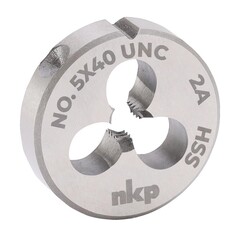 Плашка №5 -40-UNC DINEN22568 HSS 2A 60° 20x5мм NKP 245005N