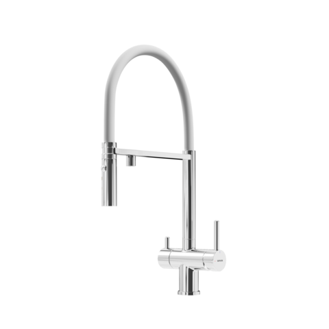 SC4010CHwh Смеситель для кухни SANCOS IMOLA,с гибким изливом, краном для фильтрованной воды, гибким