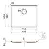 Omoikiri 4993019 Мойка Kiten 48 INT-GB Artceramic/черный