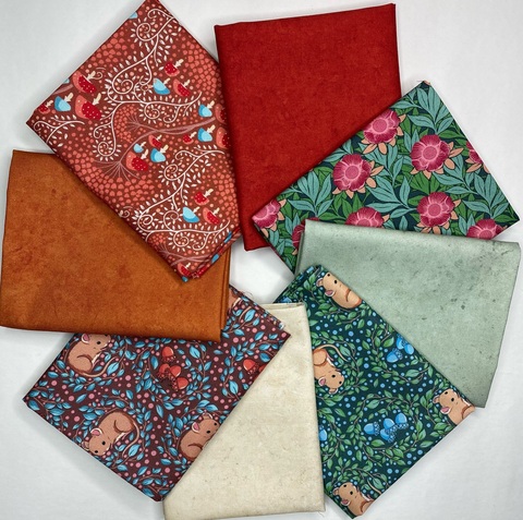 Набор ткани для пэчворка Счастливая звезда JulidoQuilt