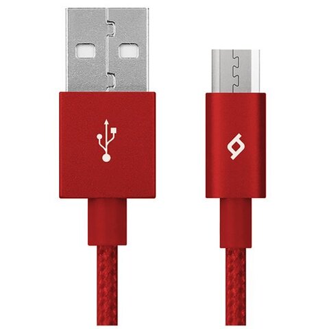 Кабель TTEC AlumiCable Micro USB Charge/Data Cable, 120см, красный