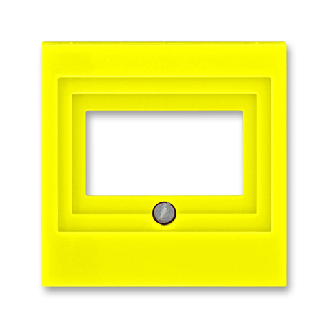 Лицевая панель для розеток USB / HDMI / VGA. Цвет Жёлтый. ABB. Levit(Левит). 2CHH290040A4064