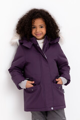 куртка  для девочки  ВК 38112/1 ГР