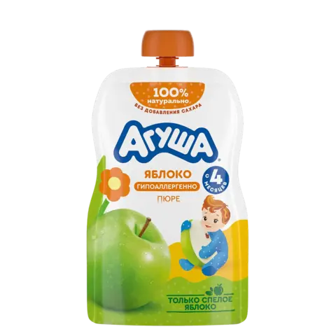 Пюре АГУША яблоко д/п 90г