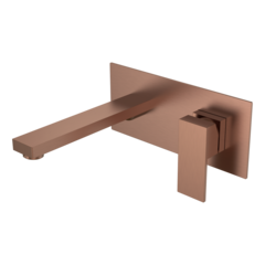 Boheme 475-BRB Смеситель для умывальника из стены QUBIC BRUSHED BROBZE фото