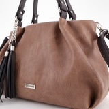 Сумка Саломея 607 македония миндаль + шоколад