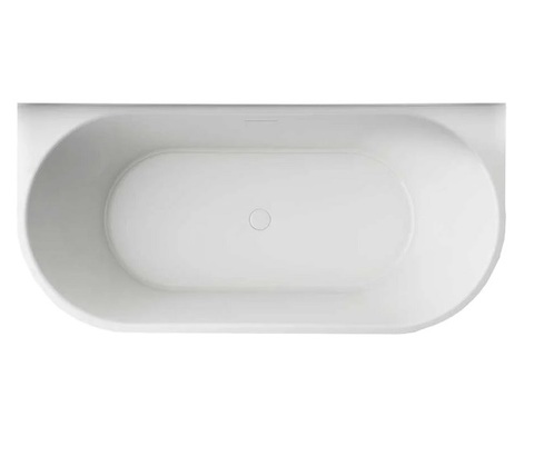 Vincea VBT-621 Акриловая ванна пристенная 170x80 см, белая, овальная, на ножках, со сливом-переливом, с донным клапаном