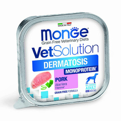 Влажный корм для собак диетический Monge VetSolution Dog Dermatosis Дерматозис при заболеваниях кожи 150 гр - 24 шт