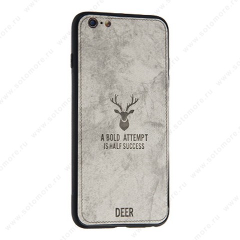 Накладка для Apple iPhone 6s Plus/ 6 Plus DEER серый