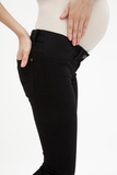 Джинсы для беременных (SLIM) 10938 чёрный