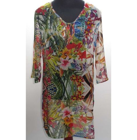 Туника женская Furstenberg Flower Jungle