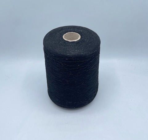 Industria Italiana (пр.Италия),art- Frizzante 3500 м/100гр, 70%Вискоза, 15%Металлик(Люрекс), 15%Полиамид, цвет-Черный(201). арт-35914