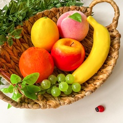 Фрукты - овощи крупные под натуральные, муляж 7-20 см, 1 шт. или набор.