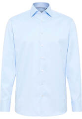 Сорочка мужская 1863 by Eterna Modern Fit 8005-X687-10 из твила голубая