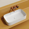 Ceramica Nova Element CN6054 Умывальник чаша накладная прямоугольная, 70.5x38, цвет: белый