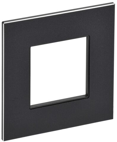 SKANDY Рамка 1-мест. SK-F31Bl металл черн. IEK