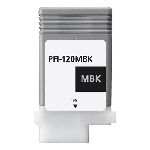 Совместимый картридж PFI-120MBK для Canon imagePROGRAF TM-200, TM-205, TM-300, TM-305, TM-250, TM-250, TM-350, TM-355 Matte Black AQUAMARINE (Совместимый)