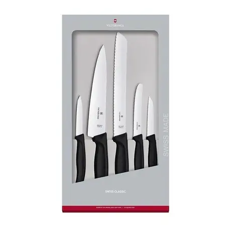 Набор Victorinox кухонный, 5 предметов, черный (5.1163.5)